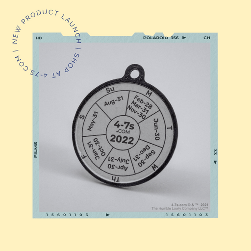 The Four Sevens Keychain Calendar